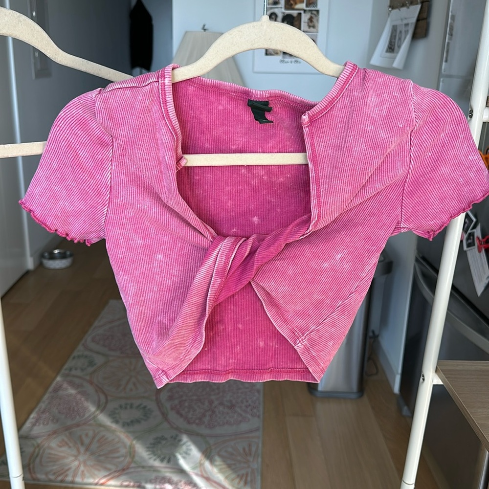 Wild Fable Pink Crop top - size XS